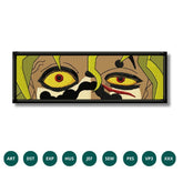 Gyutaro Eyes Embroidery Design – Demon Slayer’s Sinister Stare